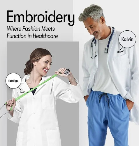 Embroidered Lab Coats: Where Fashion Meets Function in Healthcare