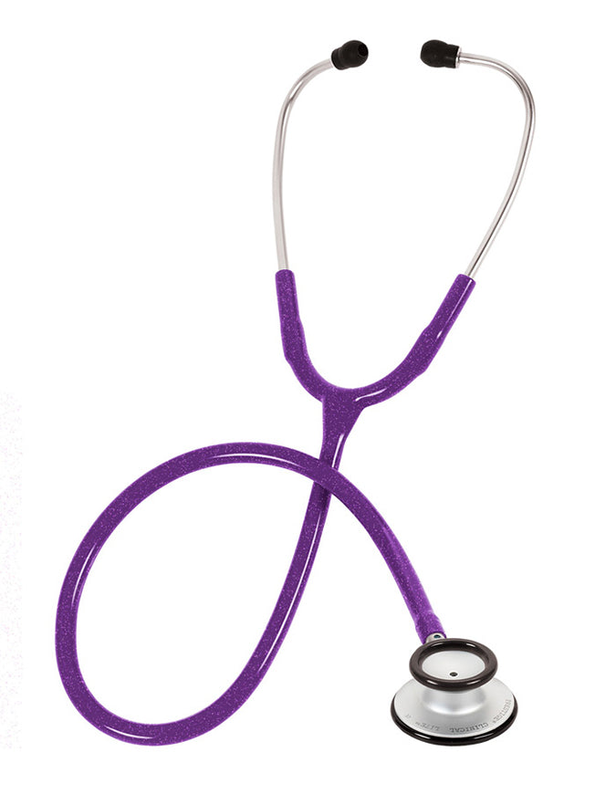 Prestige 31 Inches Clinical Lite Stethoscope - Purple Sparkles