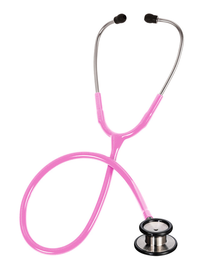 Prestige Clinical I Steel Chest Piece Stethoscope - Hot pink