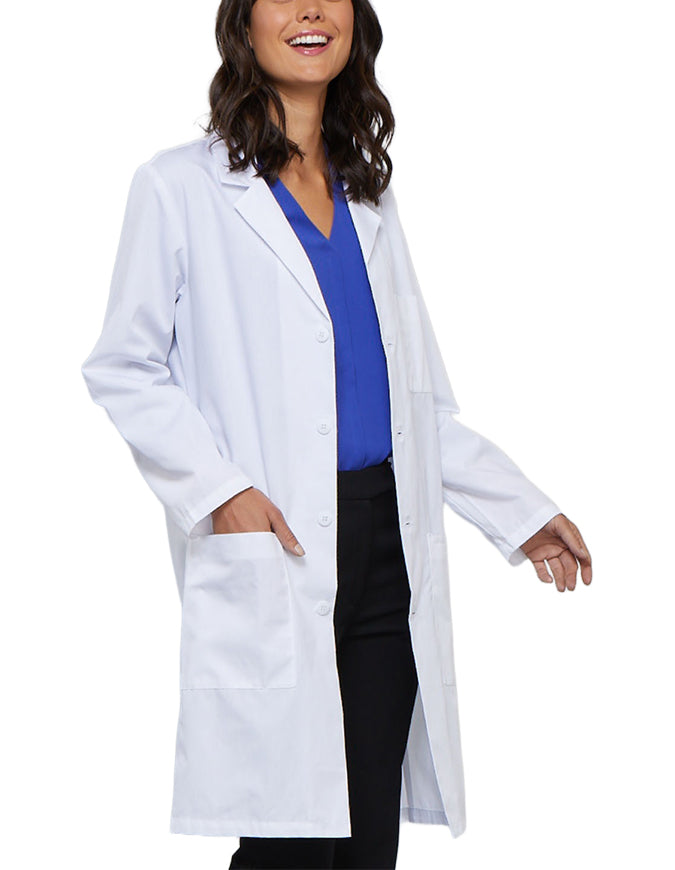 Cherokee Unisex Low Priced 40 Inch Three Pocket White Lab Coat