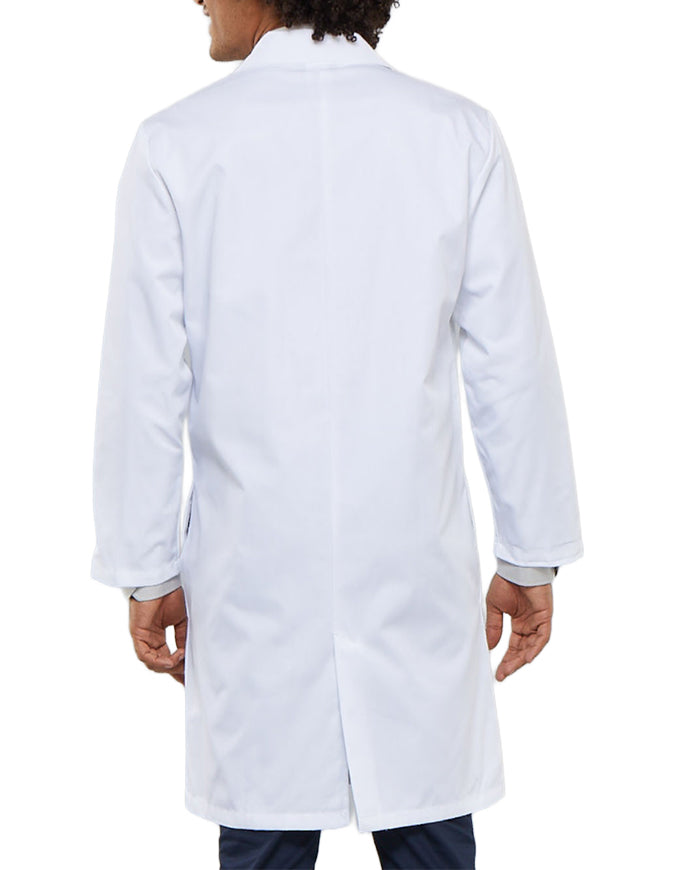 Cherokee 40 Inch Unisex Twill Lab Coat - white