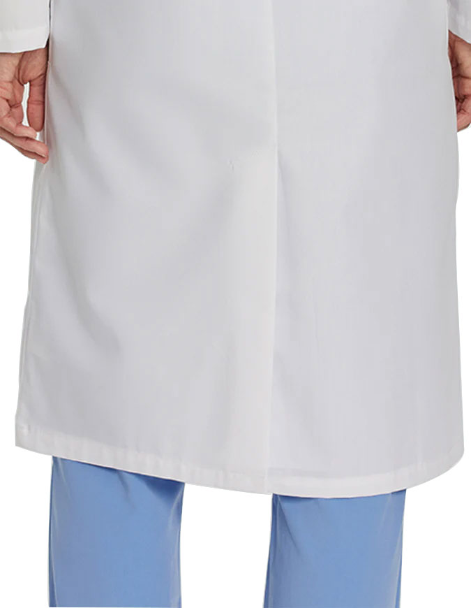 White Cross 42 Inch Women's Snap Button Long Lab Coat - White