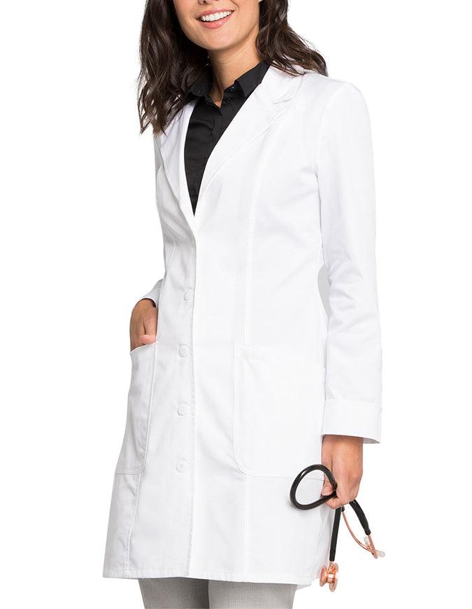 Cherokee Women 36 inch Stylish Medical Lab Coat White