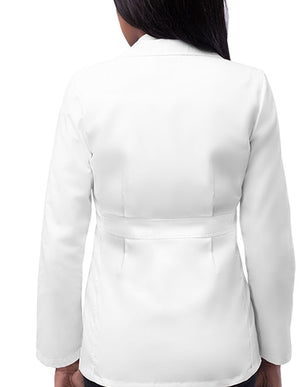 Adar Universal 28 Inch Women’s Consultation Coat - White