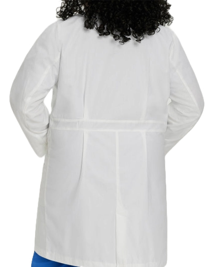 Landau 36.75 Inch Women's Full Length White Notebook Lab Coat