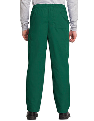 Cherokee Workwear Men's Drawstring Cargo Tall Scrub Pant Hunter Green