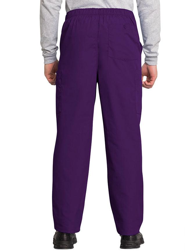 Cherokee Workwear 31 Inch Mens Cargo Pant - Eggplant