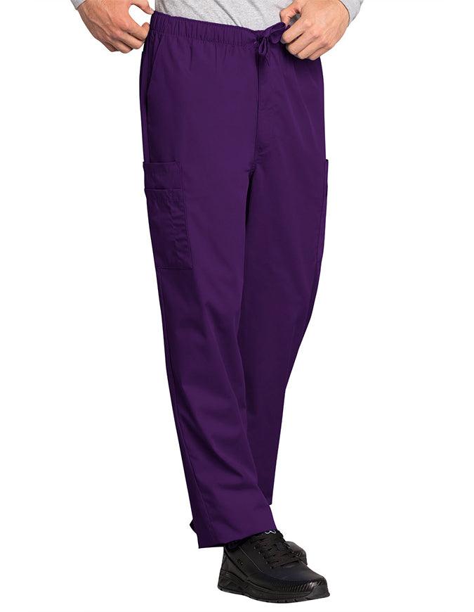 Cherokee Workwear 31 Inch Mens Cargo Pant - Eggplant