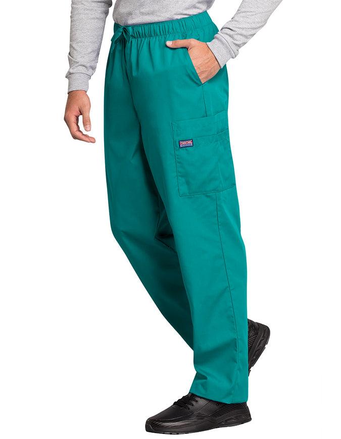 Cherokee Workwear 31 Inch Mens Cargo Pant - Teal Blue