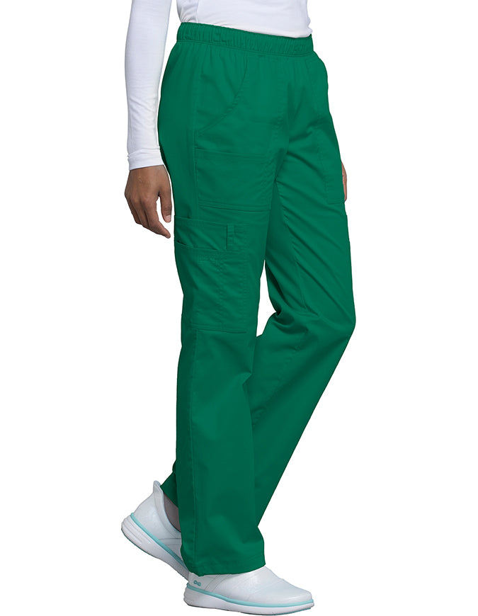 Cherokee WorkWear Women Straight Leg Scrub - Hunter Green