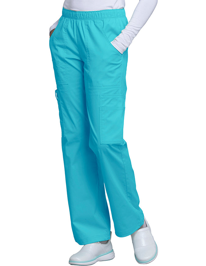 Cherokee WorkWear Women Straight Leg Scrub - Turquoise