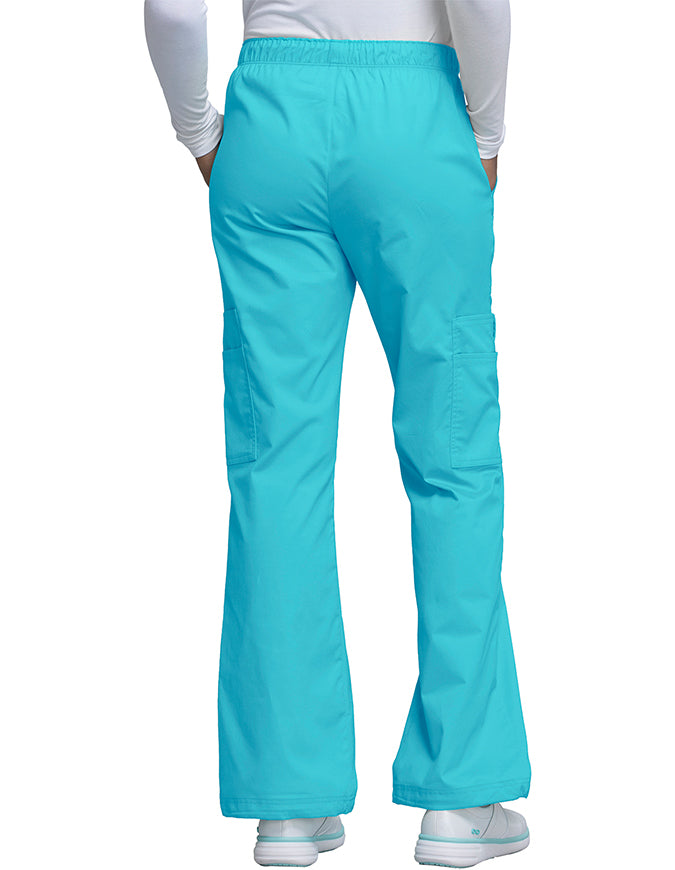 Cherokee WorkWear Women Straight Leg Scrub - Turquoise