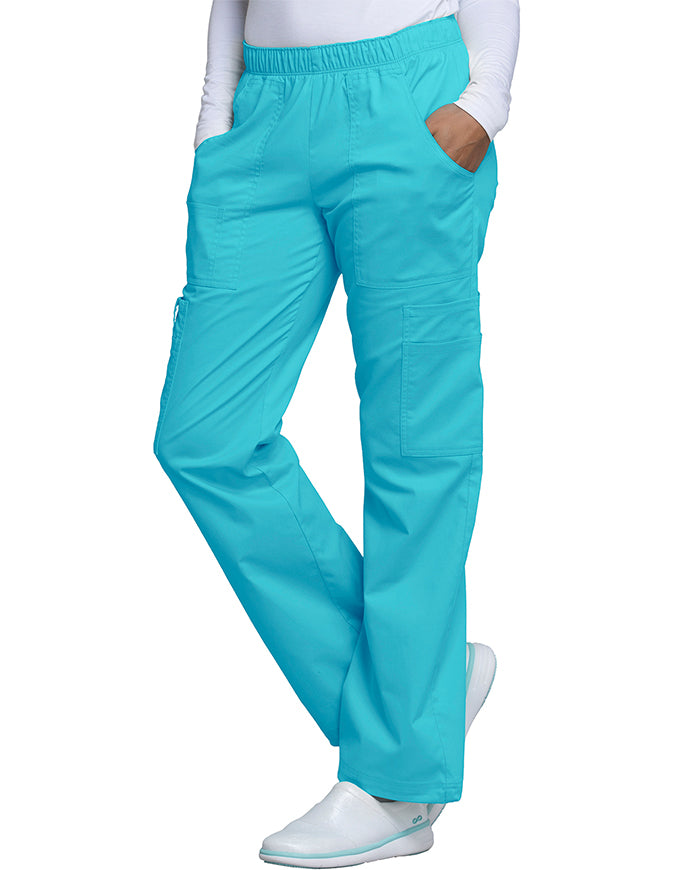 Cherokee WorkWear Women Straight Leg Scrub - Turquoise