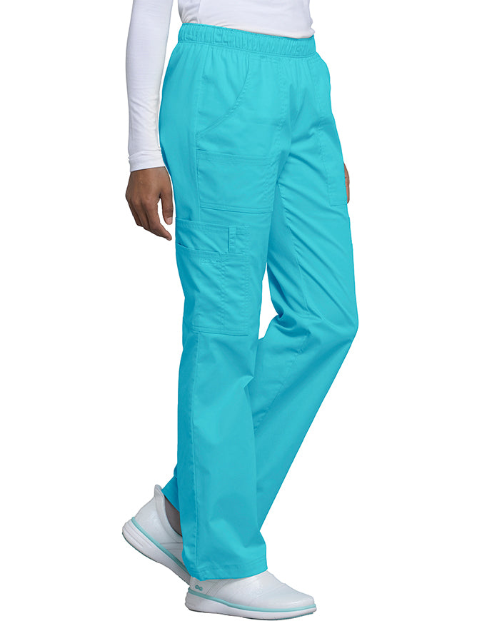 Cherokee WorkWear Women Straight Leg Scrub - Turquoise