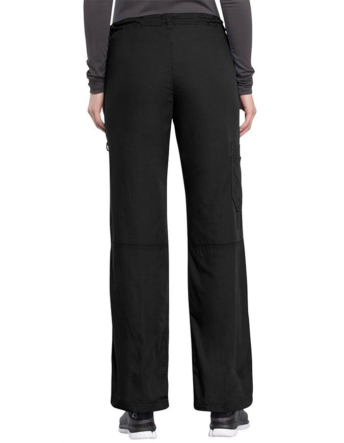 Cherokee Workwear Women Tall Drawstring Scrub Pants black