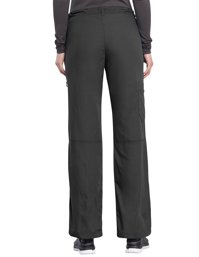 Cherokee Workwear Women's Contemporary Fit Scrub Pants pewter