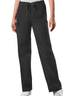 Cherokee Workwear Unisex Petite Drawstring Scrub Pants - Pewter