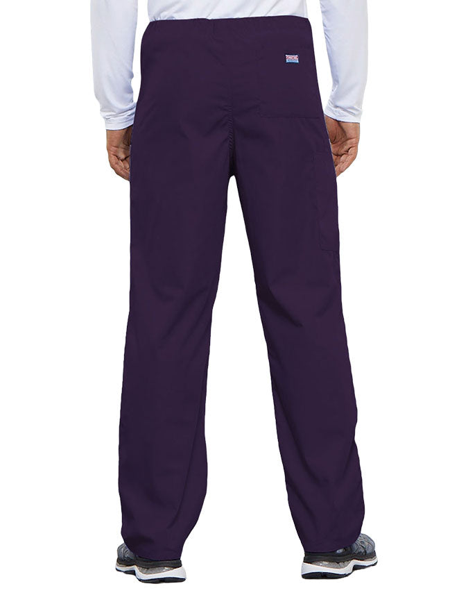 Cherokee Workwear Unisex Tall Drawstring Medical Scrub Pants - Grape