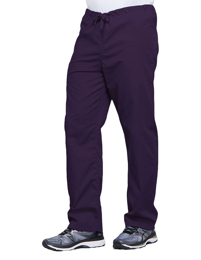 Cherokee Workwear Unisex Tall Drawstring Medical Scrub Pants - Grape