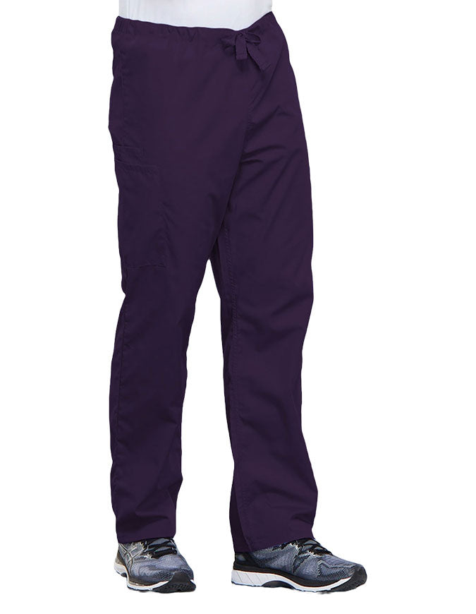 Cherokee Workwear Unisex Tall Drawstring Medical Scrub Pants - Grape