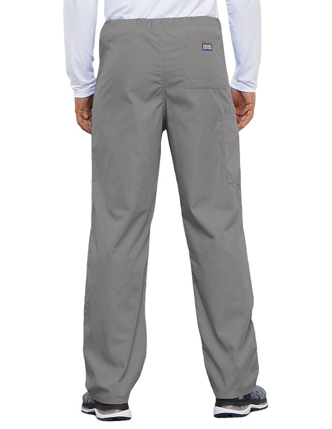 Cherokee Workwear Unisex Tall Drawstring Medical Scrub Pants - Grey