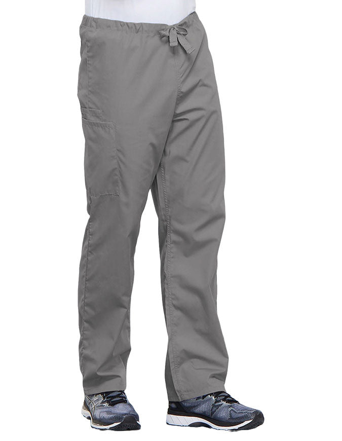 Cherokee Workwear Unisex Tall Drawstring Medical Scrub Pants - Grey