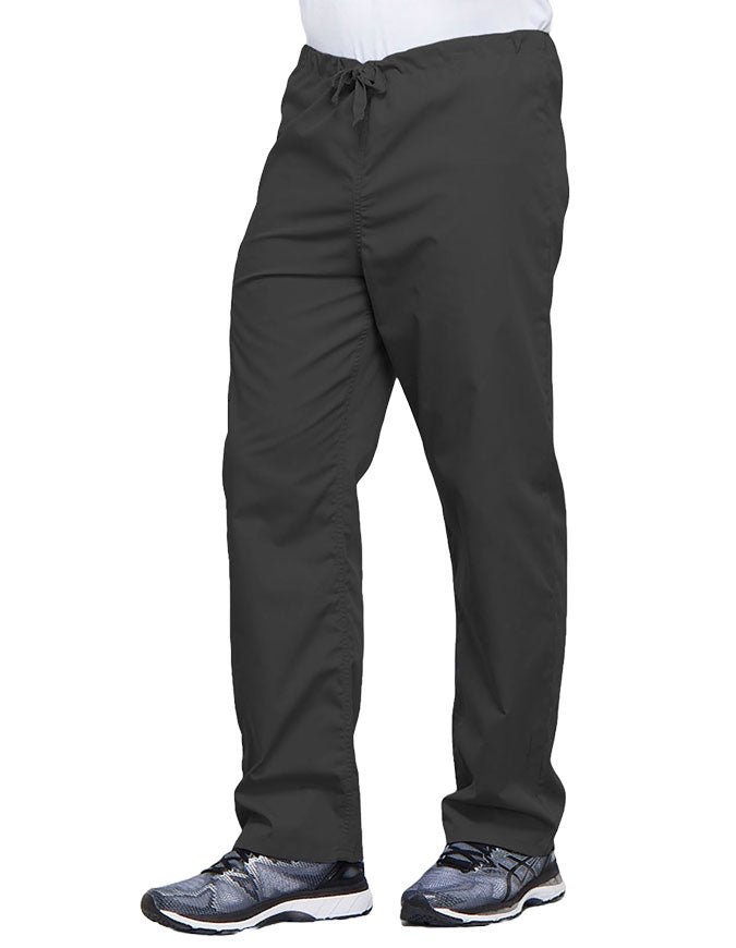 Cherokee Workwear Unisex Tall Drawstring Medical Scrub Pants - Pewter