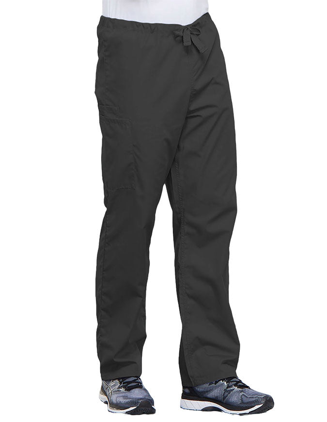 Cherokee Workwear Unisex Tall Drawstring Medical Scrub Pants - Pewter