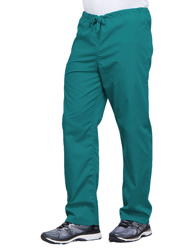 Cherokee Workwear Unisex Tall Drawstring Medical Scrub Pants - Teal Blue