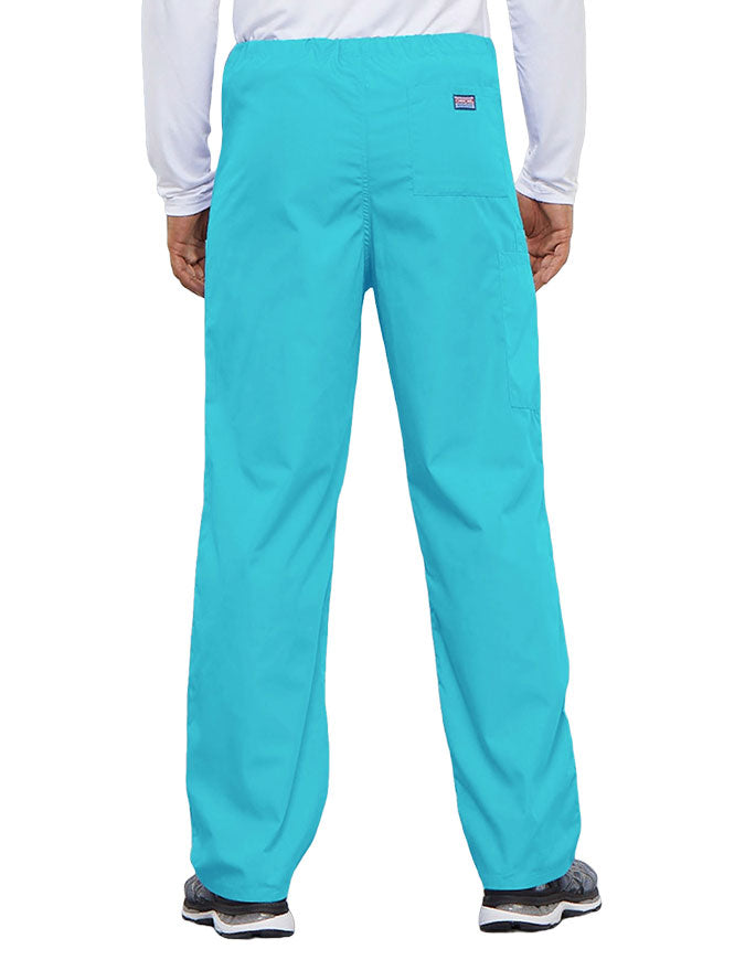 Cherokee Workwear Unisex Tall Drawstring Medical Scrub Pants - Turquoise