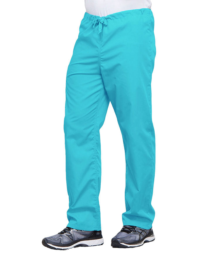 Cherokee Workwear Unisex Tall Drawstring Medical Scrub Pants - Turquoise