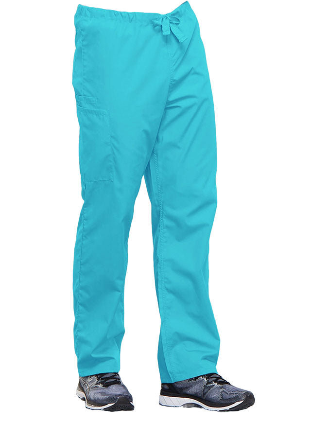 Cherokee Workwear Unisex Tall Drawstring Medical Scrub Pants - Turquoise