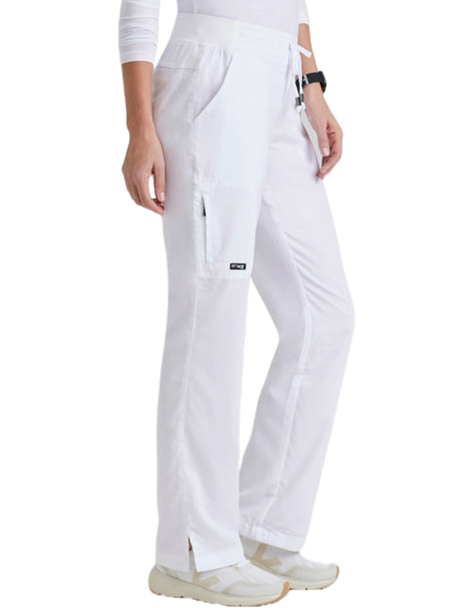 Grey's Anatomy 31.5 Inch Women's Straight Leg Pant - White