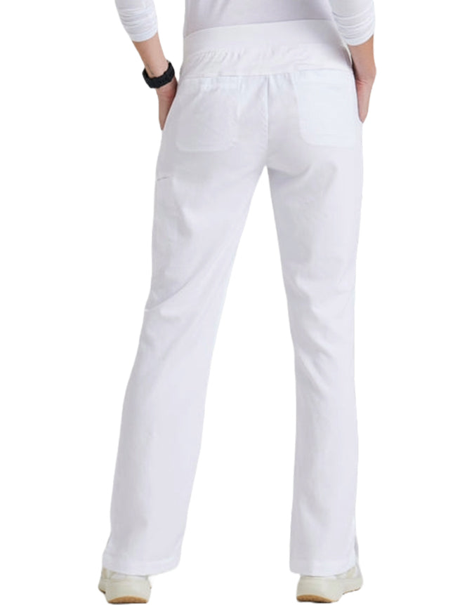 Grey's Anatomy 31.5 Inch Women's Straight Leg Pant - White