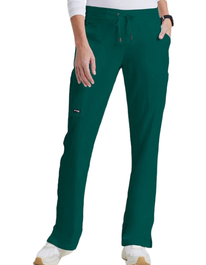 Grey's Anatomy 31.5 Inch Women's Straight Leg Pant - Hunter Green