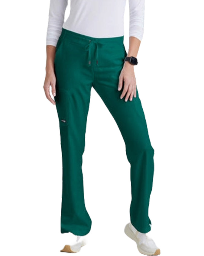 Grey's Anatomy 31.5 Inch Women's Straight Leg Pant - Hunter Green