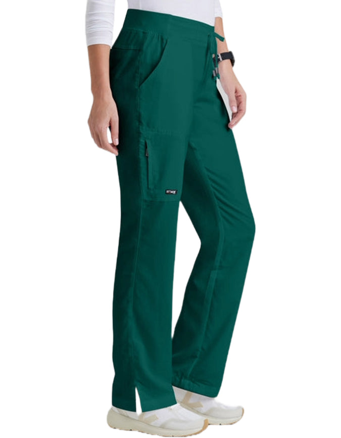 Grey's Anatomy 31.5 Inch Women's Straight Leg Pant - Hunter Green