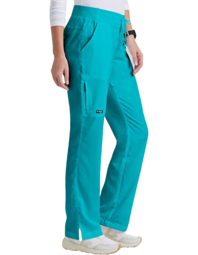 Grey's Anatomy 31.5 Inch Women's Straight Leg Pant - Teal Blue