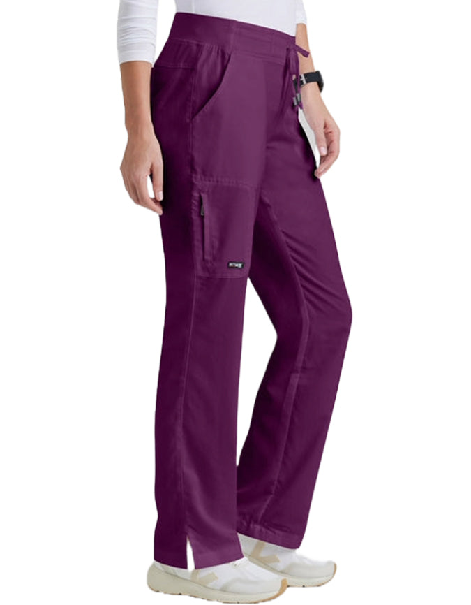 Grey's Anatomy 31.5 Inch Women's Straight Leg Pant - Wine