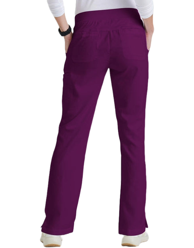 Grey's Anatomy 31.5 Inch Women's Straight Leg Pant - Wine