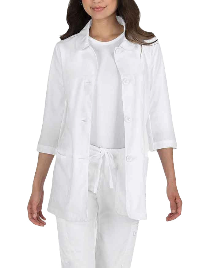 KOI Women's Amber Three Quarter Sleeves Labcoat