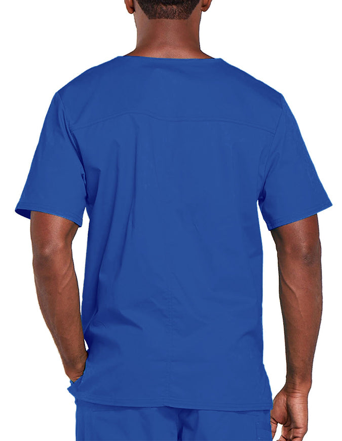 Cherokee Workwear Unisex V-Neck Nurses Scrub Top - Royal