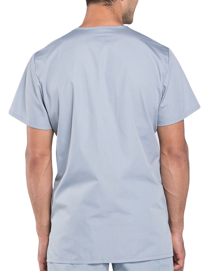 Cherokee Workwear Unisex Three Pocket Scrub Top - Grey