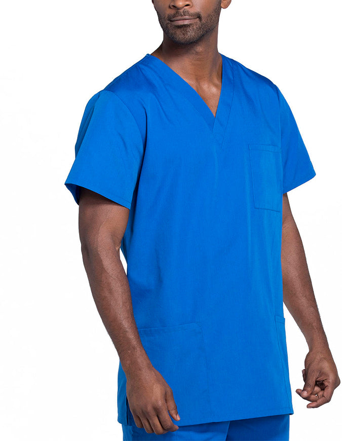 Cherokee Workwear Unisex Three Pocket Scrub Top - Royal