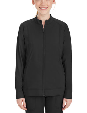 Healing Hands Purple Label Women's Zip Front Dokato Jacket Black