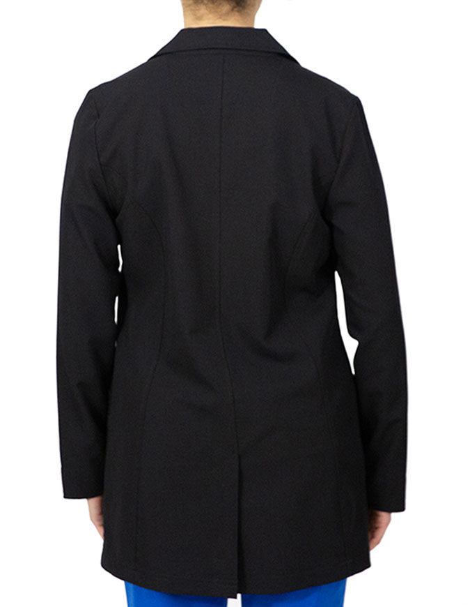 Healing Hands 31 Inches Women's Faith Labcoat - Black