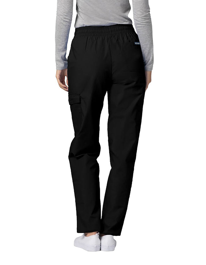 Adar 30 Inch Unisex Medical Cargo Scrub Pants Black