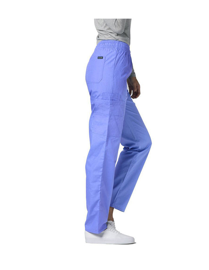 Adar 30 Inch Unisex Medical Cargo Scrub Pants Ceil Blue