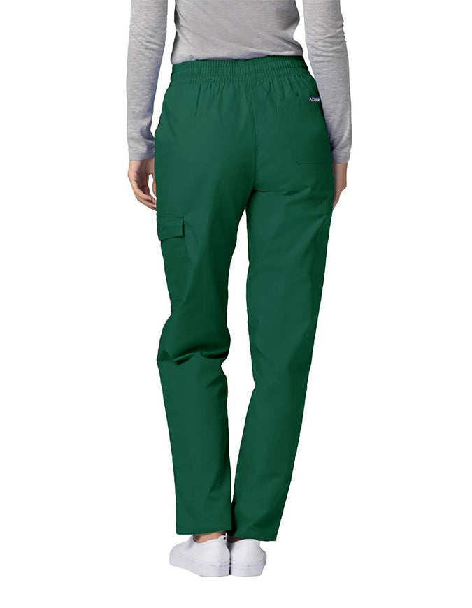 Adar 30 Inch Unisex Medical Cargo Scrub Pants Hunter Green