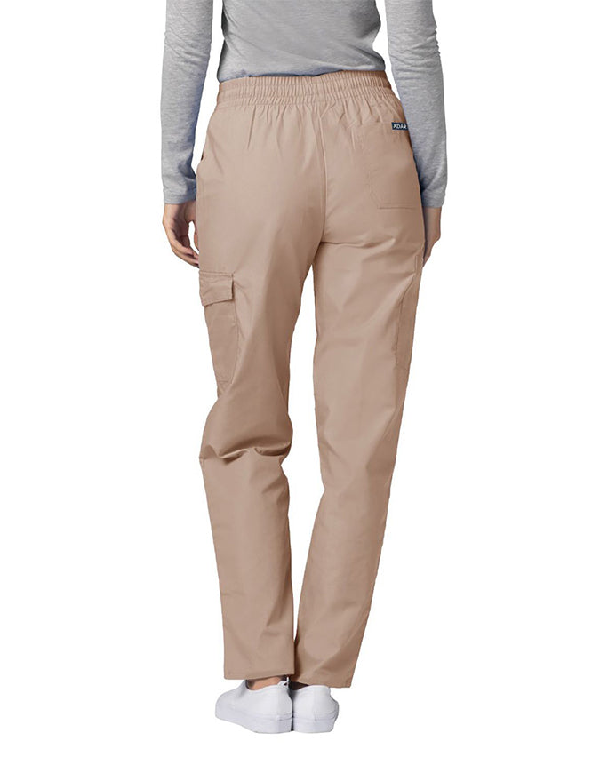 Adar 30 Inch Unisex Medical Cargo Scrub Pants Khaki